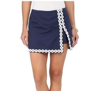Lilly Pulitzer Skort, navy & white, size 2